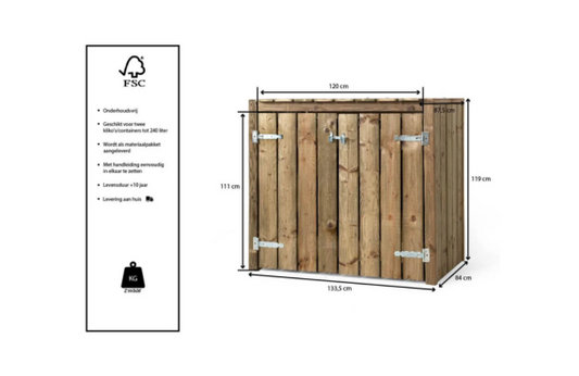 Houten Containerombouwen: Duurzaam en Functioneel Wonen in de Tuin.