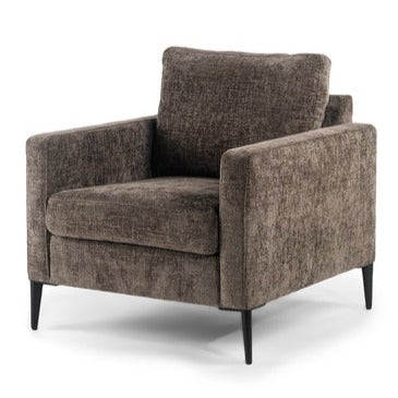 1 zits fauteuil. stof Elite. E840 bruin