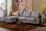 3-Sitzer-Sofa CL L+R. Stoff gewebt. W520 Taupe