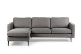 3-Sitzer-Sofa CL L+R. Stoff gewebt. W520 Taupe