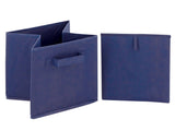 Isabella - Opbergdozen - blauw - polypropeen - 26x26x26 cm 6er Pack