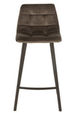 Barstool Olivier  Textile/Metal Brown