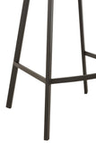 Barstool Olivier  Textile/Metal Brown