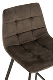 Barstool Olivier  Textile/Metal Brown