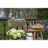 Olivia - balkonbox - kubu rattan - 60x20x23 cm