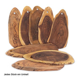 Finn - servierbord - natuurlijk hout - acaciahout - 4- of 8-delig