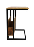 Side table - 34x40x68 - mango wood/iron 