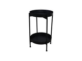 Side table - 35x35x50 - Black - Iron