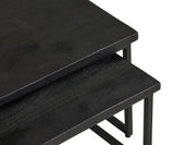 Black Cuba vierkante salontafel set van 2 Big