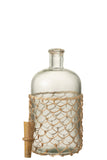 Bottle Knitting Cork Glass/Wood/Cane Transparent