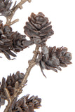 Bundle Pine Cones Plastic Brown/Gold