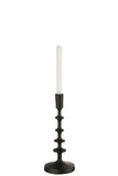 Candleholder Izy Aluminium Black Small