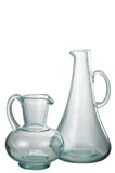 Carafe Glass Light Blue