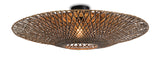 Ceiling lamp Bali bamboo dia.87x20cm black/natural - L