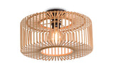 Ceiling lamp Bromo bamboo round dia.40x18cm natural - S