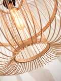 Ceiling lamp Hokkaido bamboo h.28xdia.38cm - natural