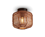 Ceiling lamp Tanami rattan dia.25xh.20cm - natural