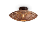 Ceiling lamp Tanami rattan disc dia.40xh.10cm natural - S