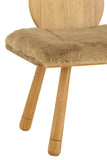 Chair Child Bear 2 People Wood Natural