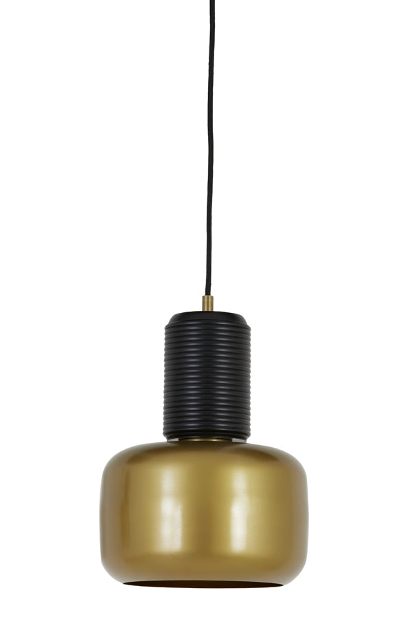 Hanging lamp 20x33 cm CHANIA matt black-antique bronze