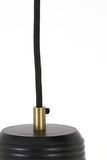 Hanging lamp 20x33 cm CHANIA matt black-antique bronze