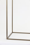 Pillar S/2 33x33x80+38x38x100 cm CHISA wood black-ant bronze