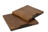 Chopping Board Square Mango Wood Brown Large