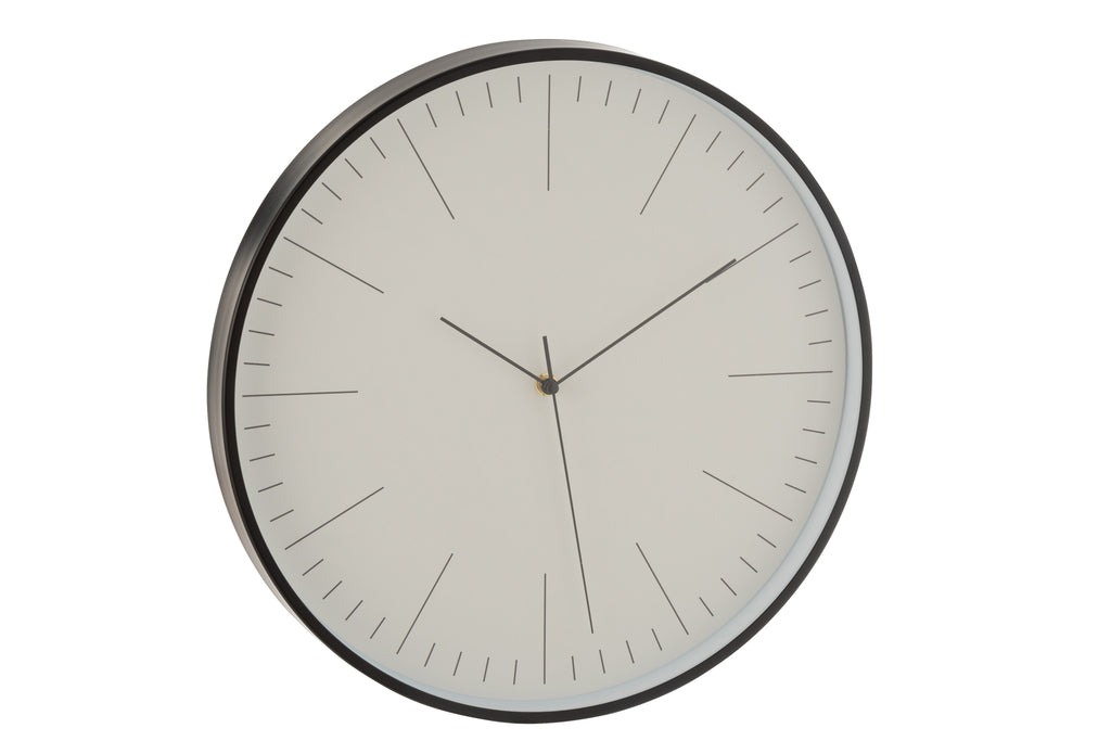 Clock Gerbert Aluminium Black