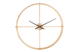 Clock Round Metal Gold Small