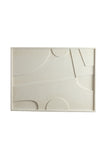 Wandornament 80x8x60 cm COLINO Holz creme