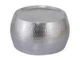 Robert - Couchtisch 2er Set Dakar - zilver of goud - aluminium gehämmert - ø 59/48 x H 30/28 cm