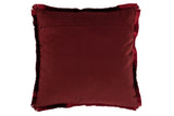 Cushion Alpha Square Polyester Red