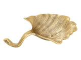 Sophie - Dekorativer Ginkgo - Aluminium - Gold oder Silber - 30x6x25 cm