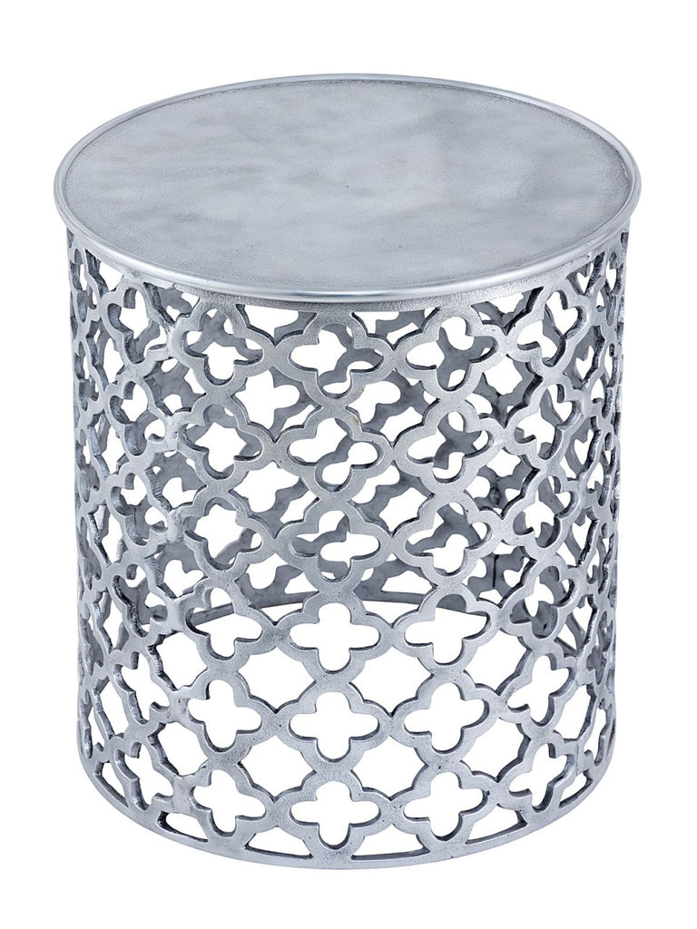 Sophie - Bijzettafel - zilver of goud - aluminium - ø 40 x 45 cm