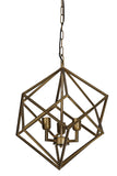 Hanging lamp 3L 46x56 cm DRIZELLA gold