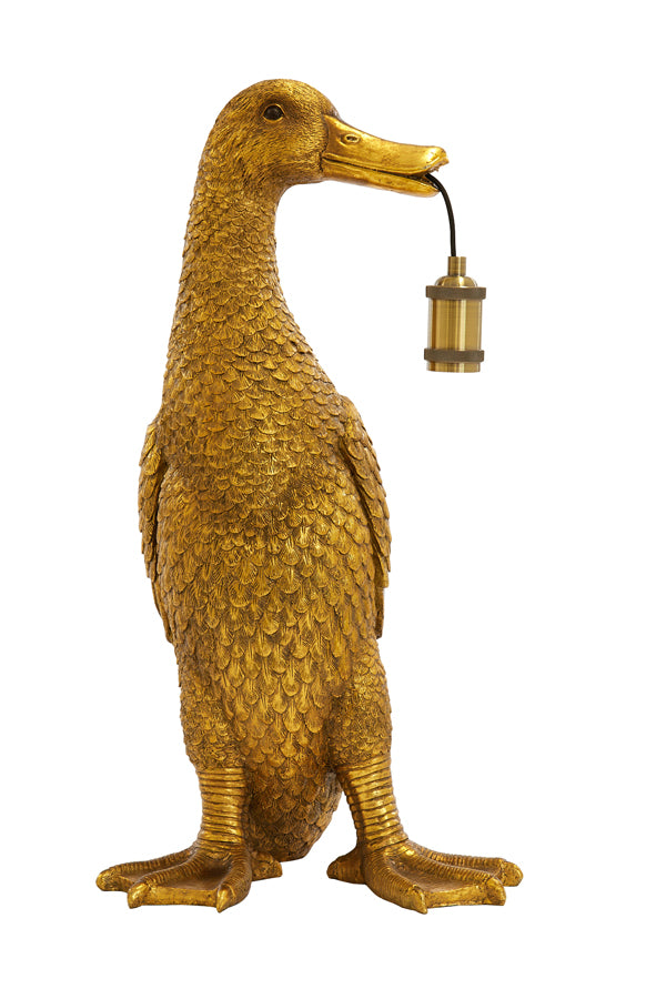 Tischlampe 32x31x65 cm DUCK antike Bronze