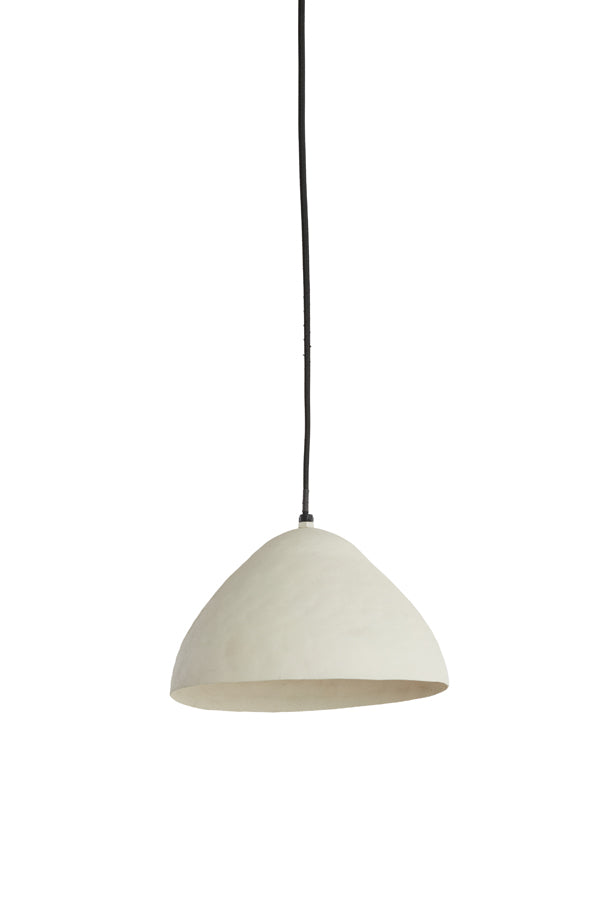 Hanging lamp 25x15 cm ELIMO matt cream