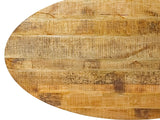 Olivia - eettafel - tabakskleur - massief mangohout - 190x100cm