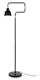 Floor lamp iron London w.44xh.150cm/shade dia.16xh.16cm - black