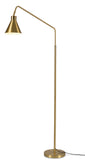 Floor lamp iron Lyon w.80xh.153cm/shade dia.16xh.17cm - gold