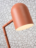 Floor lamp iron Marseille h.141cm/shade round h.17xdia.12cm - terra