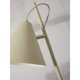 Floor lamp Lisbon pointed shade - soft green