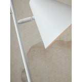 Floor lamp Lisbon pointed shade - white