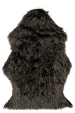 Floor Mat Fake Fur Long Grey/Black/White