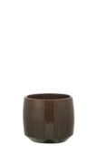 Flower Pot Border Ceramic Green Medium