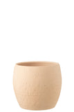 Flowerpot Enya Ceramic Beige Xlarge