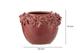 Flowerpot Flower Ceramic Pink Large