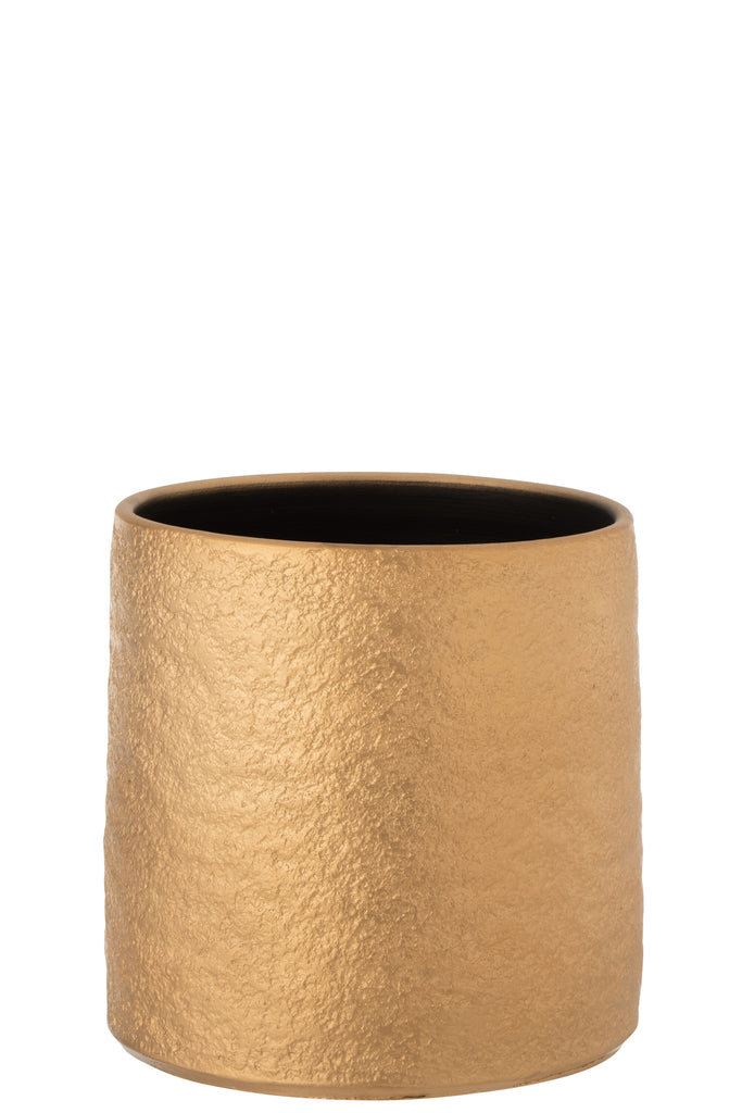 Flowerpot Gatsby Ceramic Gold Large