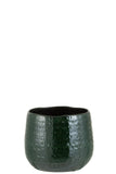 Flowerpot Pattern Ceramic Green Medium