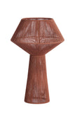 Table lamp 36x57 cm FUGIA jute brick red